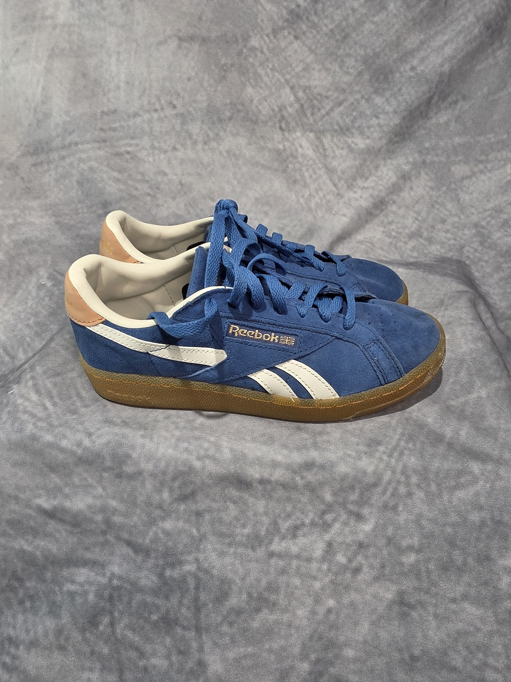 Reebok Club C Grounds UK retro sneakers in the Twilight Blue / Clay / Chalk